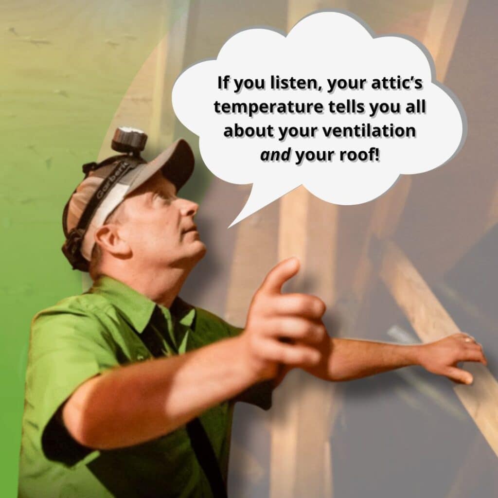 attic ventilation and home health