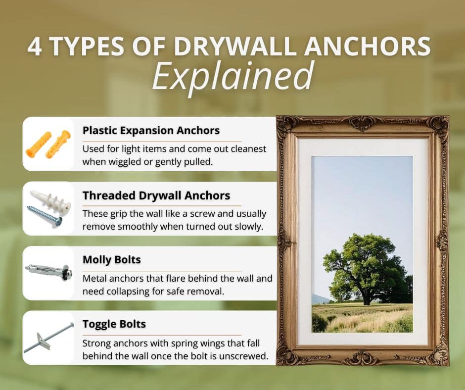 types of drywall anchors explained