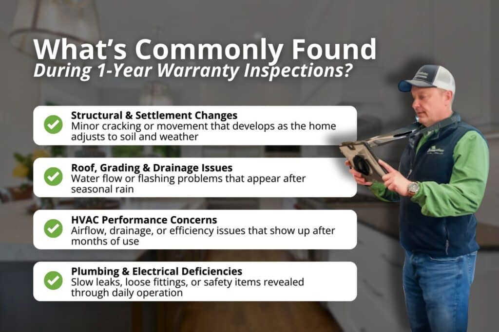 common findings in home warranty inspections