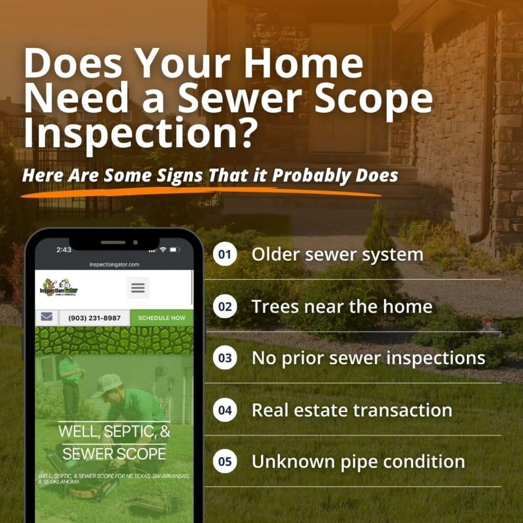 important sewer scope inspection timing